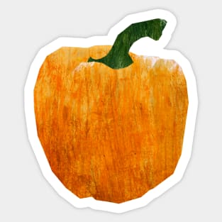 Orange Pepper Sticker